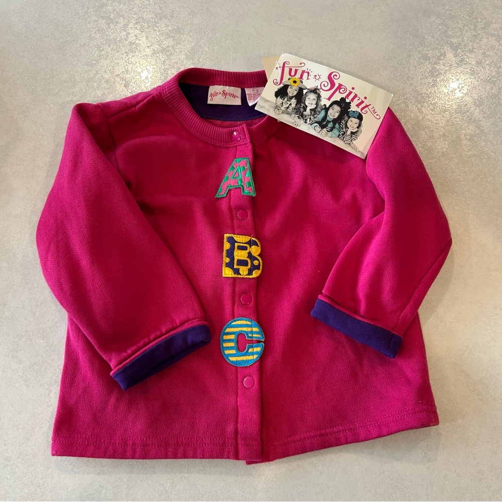 NWT Vintage Fun & Spirit Cardigan